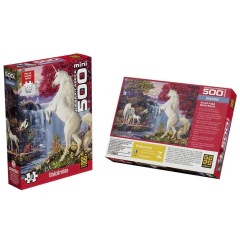 Mini Quebra-cabeça 500 peças Unicórnios - Grow na internet
