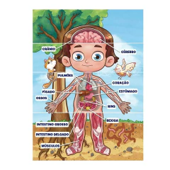 Quebra-cabeça 100 peças Corpo Humano - Grow - comprar online