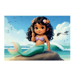 Quebra-Cabeça Progressivo 12-20-30 peças Sereias - Grow - loja online