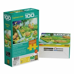 Quebra-cabeça 100 peças Capivara Club - Grow na internet