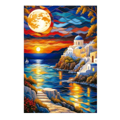 Mini Quebra-cabeça 1000 peças Vitral Grego - Grow - comprar online