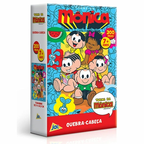 Quebra-Cabeca 200 peças Turma da Mônica - Toyster