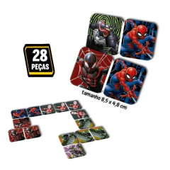 Jogo de Dominó do Spider Man Homem Aranha Marvel- Novo Papel - comprar online