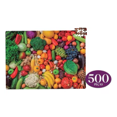 Quebra-Cabeça 500 peças Frutas e Vegetais - Novo Papel - comprar online