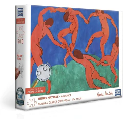 Quebra-Cabeça 500 pçs Coleção Obras de Arte Matisse A dança - Toyster