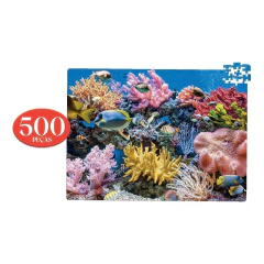 Quebra-Cabeça 500 peças Fundo do Mar - Novo Papel na internet