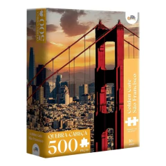 Quebra-Cabeça 500 peças Golden Gate São Francisco-Novo Papel