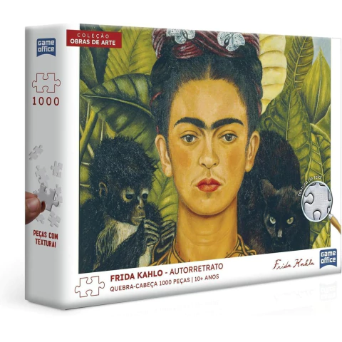 Quebra-Cabeça 1000 pçs Frida Kahlo Autorretrato - Toyster