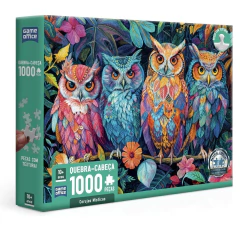 Quebra-Cabeça 1000 peças Coruja Mística - Toyster