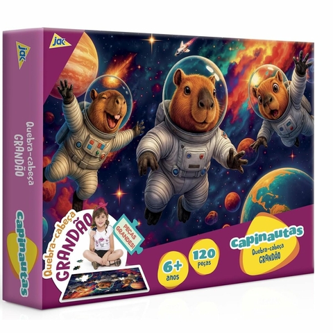 Quebra-Cabeça Grandão 120 peças Capinautas - Toyster