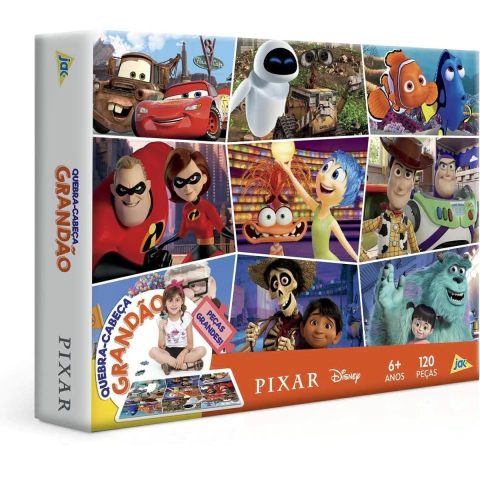Quebra-Cabeça Grandão 120 peças Pixar - Toyster