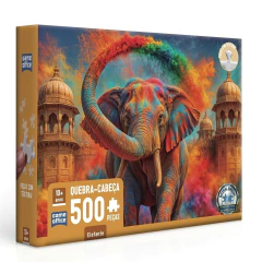 Quebra-Cabeça 500 peças Elefante - Toyster