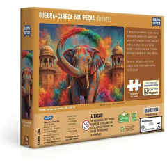 Quebra-Cabeça 500 peças Elefante - Toyster na internet