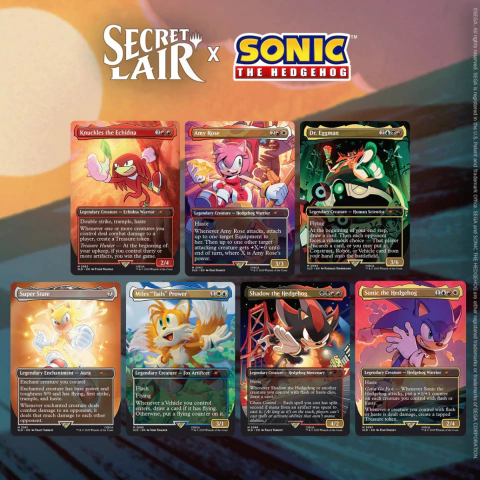 Secret Lair x Sonic: Friends & Foes - Regular - MTG- Wizards