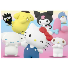Quebra-cabeça 1000 peças Hello Kitty e Amigos - Grow - comprar online