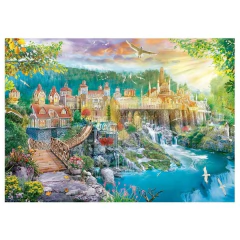 Quebra-cabeça 1000 peças Vila Encantada - Grow - comprar online