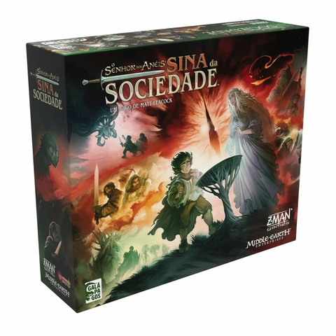O Senhor dos Anéis: Sina da Sociedade - Um jogo Pandemic System - Galápagos