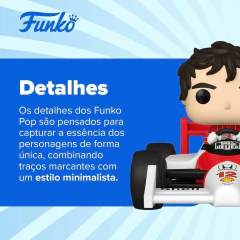 Imagem do Boneco Funko Pop! Rides Super Deluxe McLaren-Ayrton Senna 12