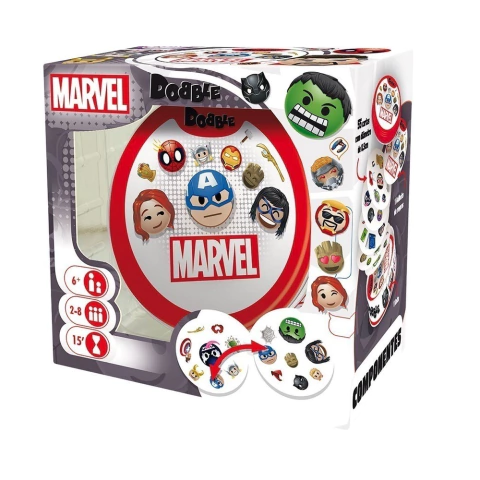Dobble: Marvel Emoji - Jogo de Cartas - Galápagos