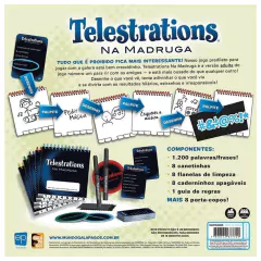 Telestrations: Na Madruga - Jogo de Tabuleiro - Galápagos - loja online