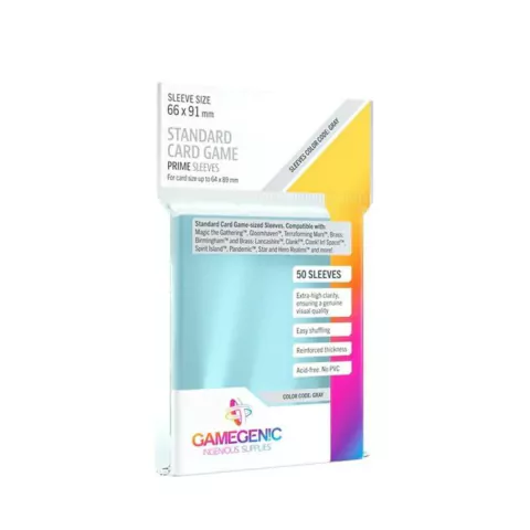Gamegenic: Prime Standard Card Game Sleeves (66 x 91mm)
