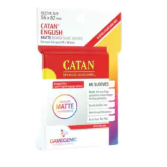 Gamegenic: Matte Sleeve Catan English 56x82 mm - Galápagos