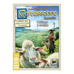 Carcassonne 2ªED: Colinas e Ovelhas (Exp) Jogo de Tabuleiro