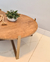 Mesa Conjunto Bali 80 Dourada - Casa Quentinha