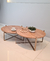 Mesa Conjunto Bali 80 Dourada - comprar online