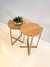 Mesa conjunto Spazio de Canto Dourada - comprar online