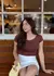 Blusa decote nas costas - baunilha