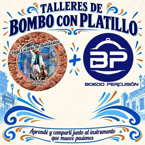 Bombo with Cymbals Workshop — Murga