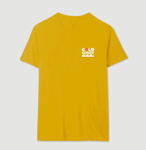 Camiseta Gold Coast Aus 2025. Ondas do Tour.