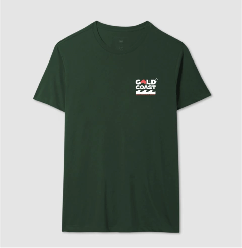 Camiseta Gold Coast Aus 2025. Ondas do Tour. - Ocean Way 