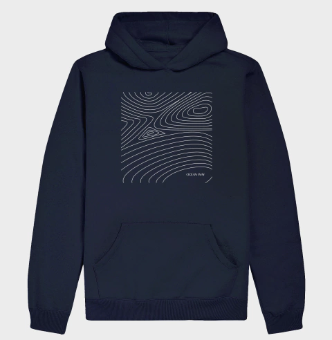 Moletom Hoodie waves map. Conforto e temperatura. na internet