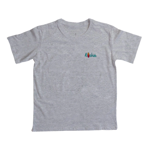Camiseta Infantil Aloha Board. Leve e Confortável. - Ocean Way 