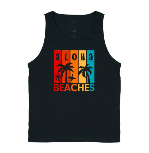 Regata Aloha 100% Algodão. Confortável e macia. na internet