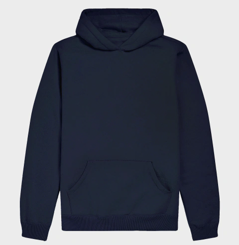 Moletom com Capuz Liso | Frio intenso - Ocean Way 