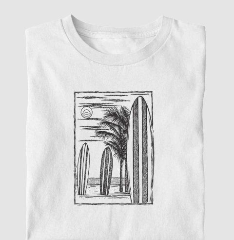 Camiseta OceanWay Coastline – Surf Classic
