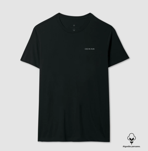 Camiseta Algodão Premium Peruano OceanWay Classic I - loja online