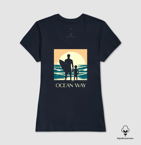 Walking I. Algodão Premium Peruano. - Ocean Way 
