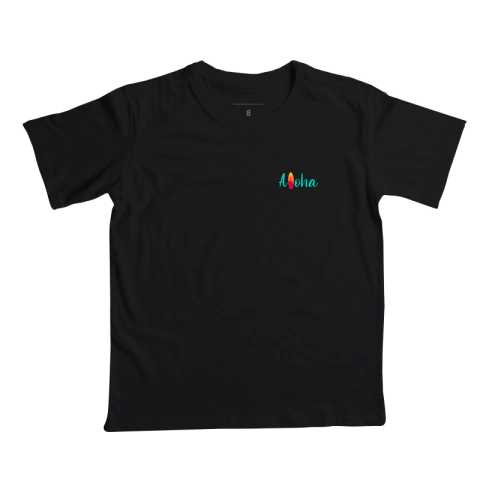 Camiseta Infantil Aloha Board. Leve e Confortável. na internet