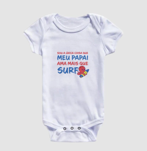 Amor de Pai - Body 100% Algodão Natural