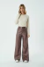 JEAN WIDE LEG ENGOMADO CHOCOLATE - comprar online