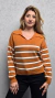 SWEATER CUELLO CHOMBA RAYADO en internet
