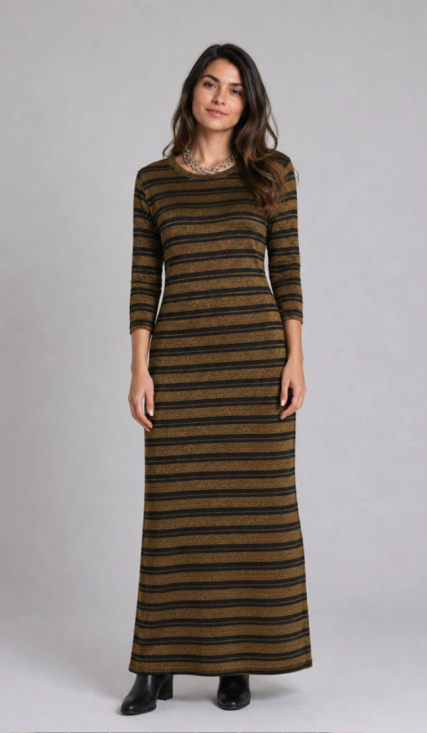 VESTIDO MORLEY RAYADO