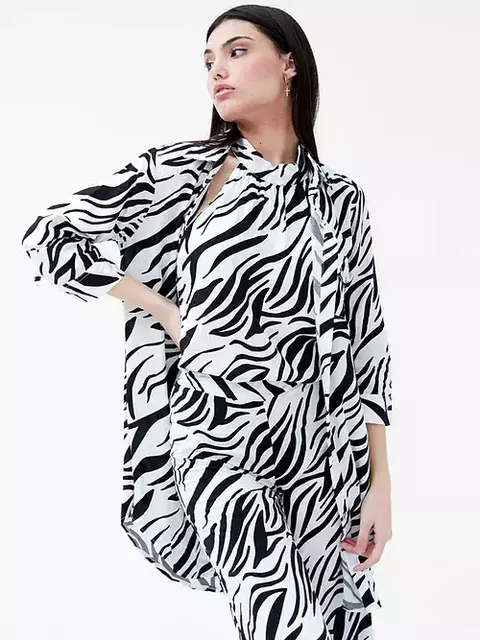 MAXICAMISA 3/4 ESTAMPADA