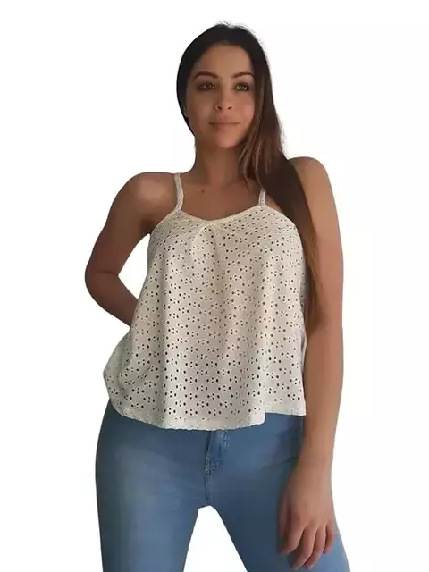 BLUSA MUSCULOSA BRODERY - comprar online