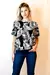 BLUSA LINO CUELLO V Y RENDONDO ADELE - tienda online