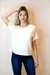BLUSA LINO CUELLO V Y RENDONDO ADELE - comprar online